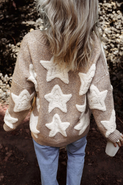 STAR Cardigan in Tan